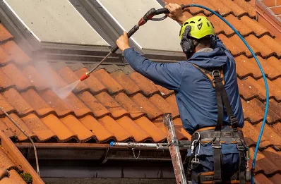 Démoussage et hydrofuge de toiture à Détrier